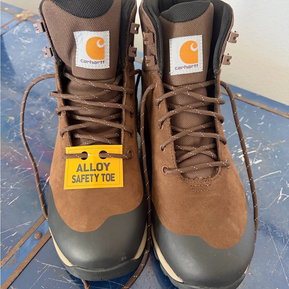 Carhartt Black and Brown Work Boots